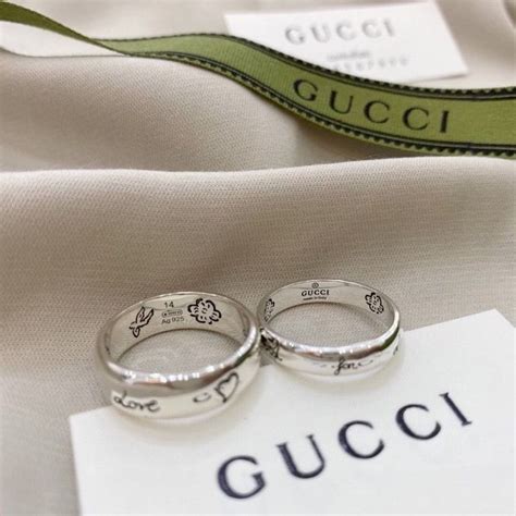 リング gucci|Gucci couple ring.